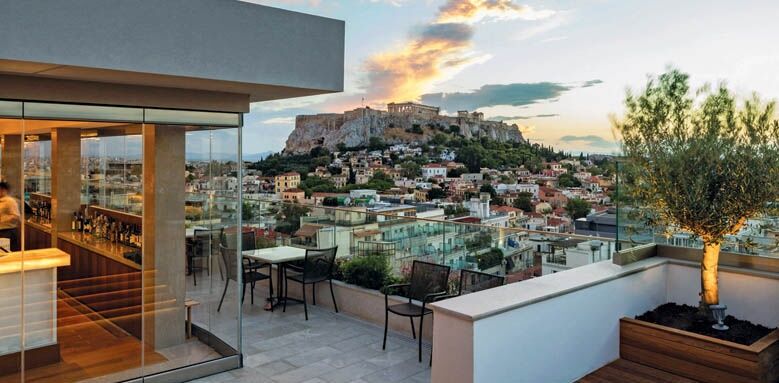 Electra Metropolis, roof top view
