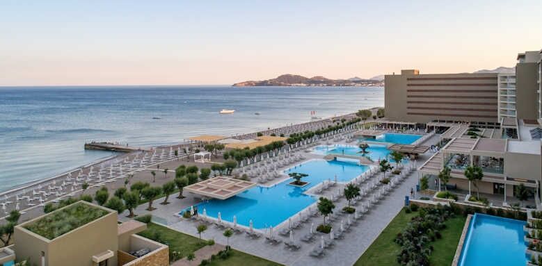 Amada Colossos Resort, view over hotel
