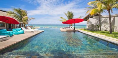 C Mauritius, palmar swimming