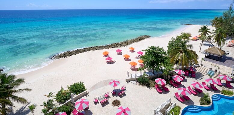 O2 Beach Club, pool and beach