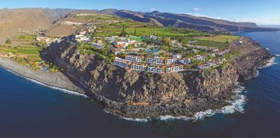 jardin tecina, aerial view