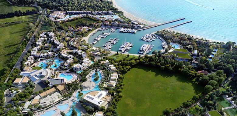 Porto Sani, aerial