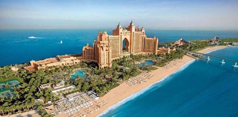 Atlantis The Palm, aerial view
