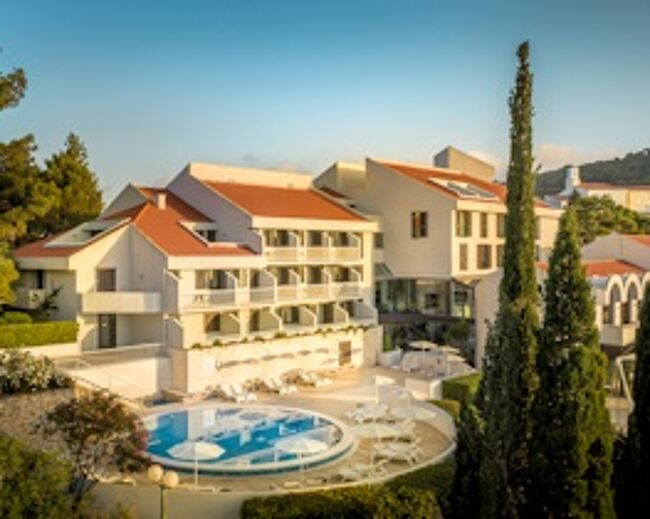 Aminess Liburna Hotel, pool and hotel exterior