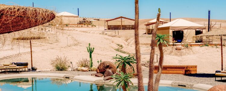Agafay, Inara desert lagoon