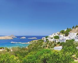 lindos bay, rhodes