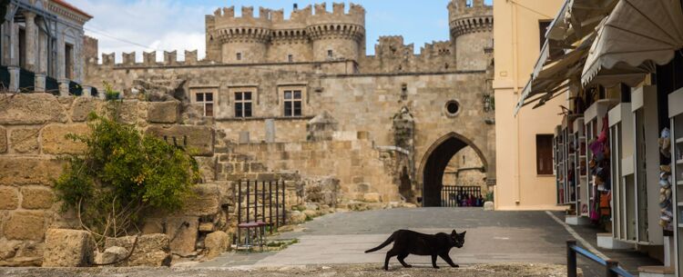 rhodes town, greece