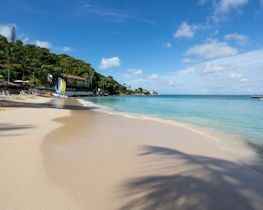 blue waters beach, antigua