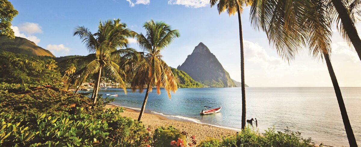 Paradise beach, Soufriere