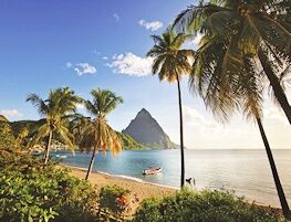 Paradise beach, Soufriere