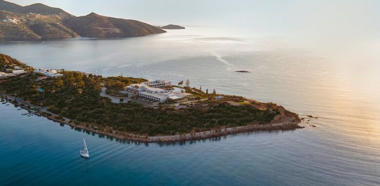 Minos Palace Hotel & Suites, aerial view