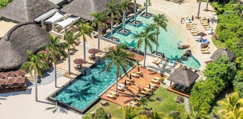 Four Seasons Mauritus at Anahita, aerial view