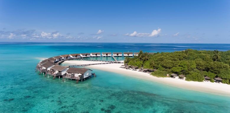 Reethi Faru Resort, aerial