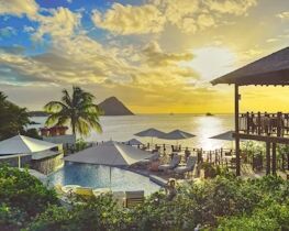 Cap maison luxury resort & spa, view sunset