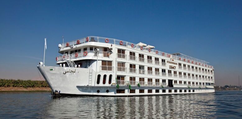 Steigenberger Legacy Nile Cruise, exterior of boat
