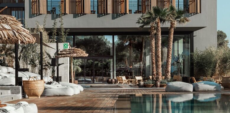 OKU Ibiza, exterior and pool