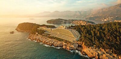 Hotel Croatia, aerial view