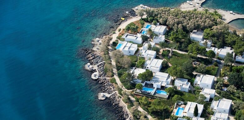 Minos Beach, view