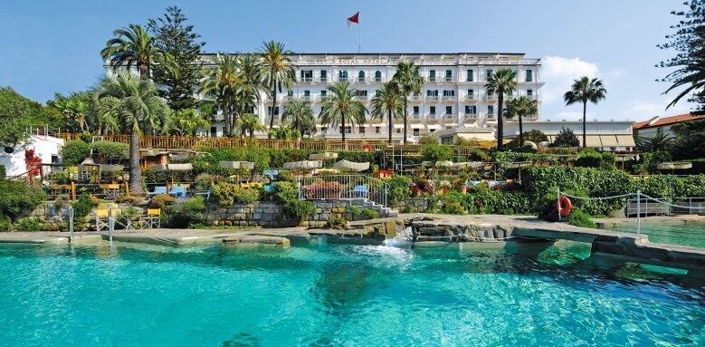 Royal Hotel Sanremo, pool and exterior