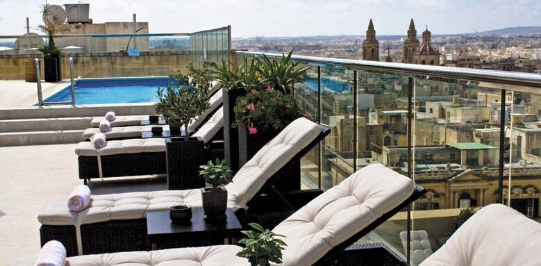 The Victoria Hotel, pool terrace