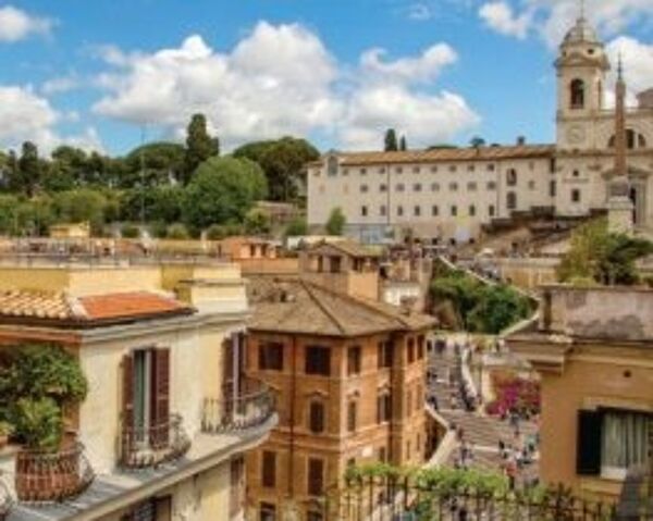 The Inn and View at the Spanish Steps, Rome